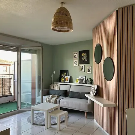 Apartamento Cosy T2, 3pers, 2 Lits, Parking Privee, Wifi